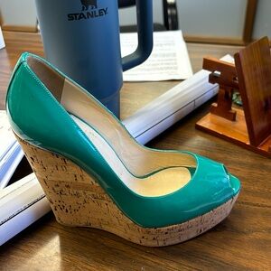 Cork heels… not sure if authentic LV